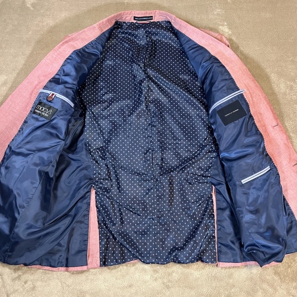 Tommy Hilfiger Red Preppy Sport Coat - Picture 4 of 16